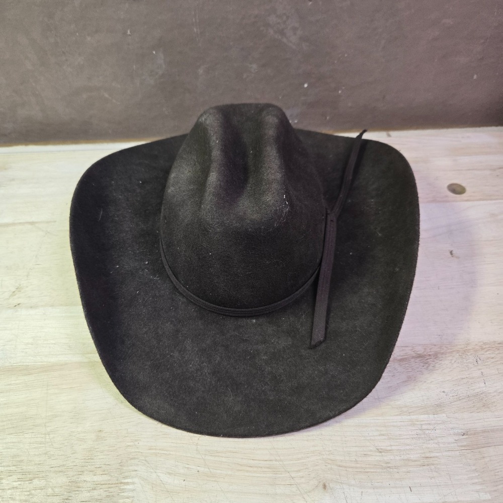 Twister® Men's Dallas Chocolate Wool Cowboy Hat Approx 7.5" x 6" head size